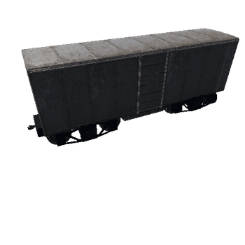 freight wagon Lowpoly